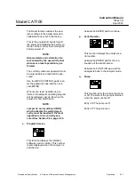 Preview for 49 page of Emerson Rosemount Analytical CAT 100 Instruction Manual