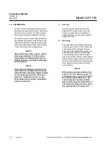 Preview for 50 page of Emerson Rosemount Analytical CAT 100 Instruction Manual