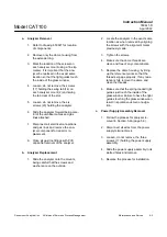 Preview for 71 page of Emerson Rosemount Analytical CAT 100 Instruction Manual