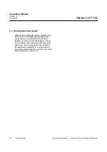 Preview for 112 page of Emerson Rosemount Analytical CAT 100 Instruction Manual