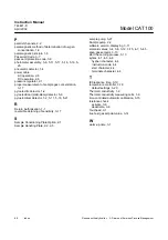 Preview for 116 page of Emerson Rosemount Analytical CAT 100 Instruction Manual