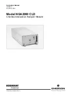 Preview for 1 page of Emerson Rosemount Analytical NGA2000 CLD Instruction Manual