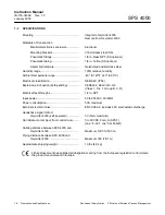 Предварительный просмотр 12 страницы Emerson ROSEMOUNT Analytical SPS 4000 B201110 Instruction Manual