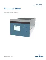 Emerson Rosemount CT4400 Reference Manual preview