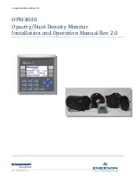 Предварительный просмотр 1 страницы Emerson Rosemount OPM3000 Instruction Manual