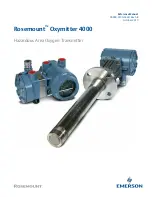 Emerson Rosemount Oxymitter 4000 Reference Manual предпросмотр