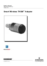 Emerson Rosemount Smart Wireless THUM Reference Manual preview