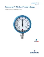 Emerson Rosemount WPG Reference Manual предпросмотр