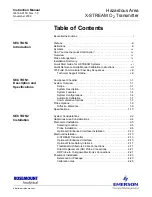 Предварительный просмотр 5 страницы Emerson Rosemount X-STREAM O2 Transmitter Instruction Manual