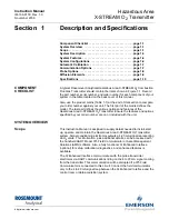 Предварительный просмотр 17 страницы Emerson Rosemount X-STREAM O2 Transmitter Instruction Manual