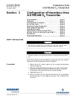 Предварительный просмотр 59 страницы Emerson Rosemount X-STREAM O2 Transmitter Instruction Manual