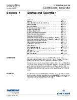 Предварительный просмотр 67 страницы Emerson Rosemount X-STREAM O2 Transmitter Instruction Manual