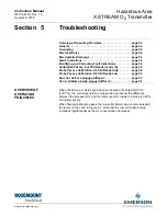 Предварительный просмотр 91 страницы Emerson Rosemount X-STREAM O2 Transmitter Instruction Manual