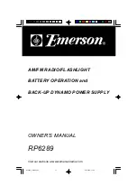 Emerson RP6289 Owner'S Manual preview