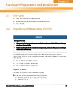 Preview for 19 page of Emerson RTM-ATCA-F125 Installation And Use Instruction