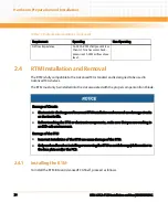 Preview for 22 page of Emerson RTM-ATCA-F125 Installation And Use Instruction