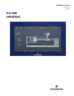 Предварительный просмотр 1 страницы Emerson RXi HMI User Manual