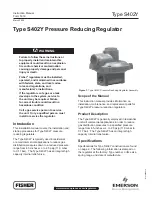 Preview for 1 page of Emerson S402Y Instruction Manual