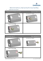 Preview for 2 page of Emerson SA1-2 Series Re-Assembly Instructions