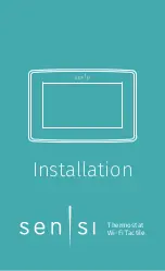 Предварительный просмотр 13 страницы Emerson Sensi Touch Wi-Fi Thermostat Installation Manual