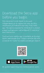 Preview for 3 page of Emerson Sensi Touch Installation Manual