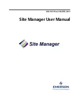 Предварительный просмотр 1 страницы Emerson Site Manager User Manual