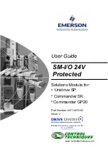 Предварительный просмотр 1 страницы Emerson SM-I/O 24V Protected User Manual