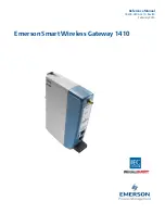 Emerson Smart Wireless Gateway 1410 Reference Manual preview