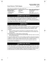 Предварительный просмотр 2 страницы Emerson Smart Wireless THUM Adapter Quick Installation Manual