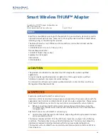 Preview for 3 page of Emerson Smart Wireless THUM Adapter Reference Manual