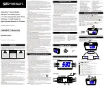 Preview for 1 page of Emerson SmartSet ER100301 Owner'S Manual