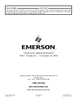 Предварительный просмотр 12 страницы Emerson SNUGGER CF804SBS02 Owner'S Manual