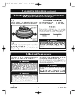 Предварительный просмотр 4 страницы Emerson SOUTHTOWNE CF4900BS00 Owner'S Manual