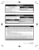 Предварительный просмотр 23 страницы Emerson SOUTHTOWNE CF4900BS00 Owner'S Manual