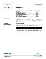 Предварительный просмотр 23 страницы Emerson SPS 4001B Instruction Manual