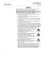 Предварительный просмотр 46 страницы Emerson SPS 4001B Instruction Manual