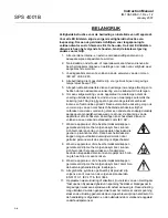 Предварительный просмотр 48 страницы Emerson SPS 4001B Instruction Manual