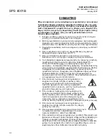 Предварительный просмотр 50 страницы Emerson SPS 4001B Instruction Manual