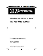 Emerson SR5999 Owner'S Manual preview