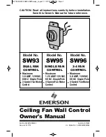 Emerson SW95 Owner'S Manual preview