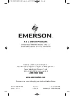 Предварительный просмотр 36 страницы Emerson SW95 Owner'S Manual