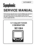 Emerson Symphonic 6313CE Service Manual preview