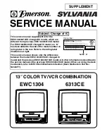 Предварительный просмотр 70 страницы Emerson Symphonic 6313CE Service Manual