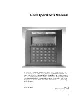Предварительный просмотр 3 страницы Emerson T-60 Operator'S Manual