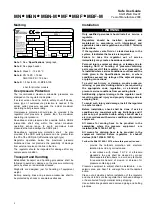 Preview for 2 page of Emerson Tarantini MN Safe Use Manual