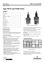 Preview for 1 page of Emerson TARTARINI PS/79 Instruction Manual