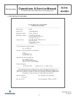 Preview for 11 page of Emerson Tescom 44-6800 Series Operation & Service Manual