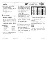 Предварительный просмотр 1 страницы Emerson Thermo TCLE Series Installation Instructions Manual