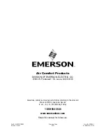 Предварительный просмотр 20 страницы Emerson TILO CF130BS00 Owner'S Manual