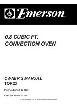 Preview for 14 page of Emerson TOR23 User Manual